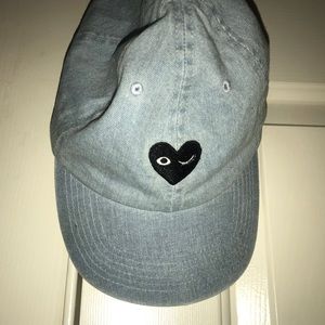 Cute Adjustable Light Blue Dad Hat with Embroidery